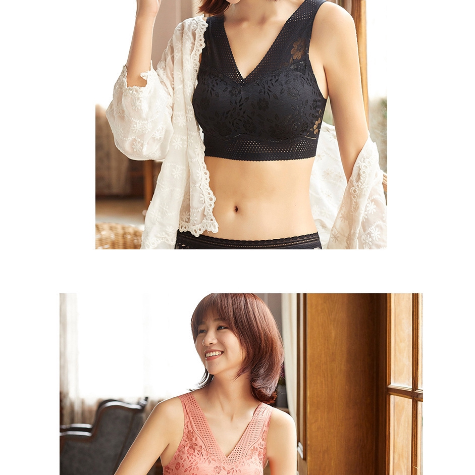 Áo Ngực Không Đường May Có Mút Nâng Ngực Chất Lụa Lạnh Thoáng Khí Phối Ren Phong Cách Nhật Bản Thời Trang Cho Nữ | BigBuy360 - bigbuy360.vn