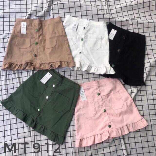 Chân váy nữ đuôi cá nút sắt 2 màu đen, trắng size S,M,L AQGS MT912, MT278, MT292, MT916, MT384, MT121, MT1013 | BigBuy360 - bigbuy360.vn