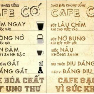 Cà phê nguyên chất