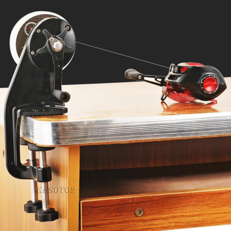 [Kesoto2] Kẹp Dây Câu Cá Có Hệ Thống Cuộn Quay Dây Câu Cá