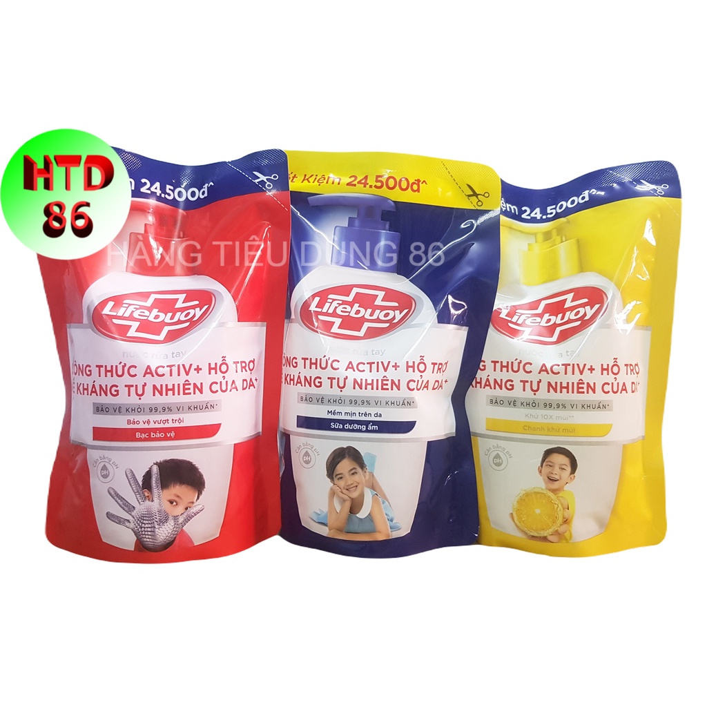 Nước rửa tay lifebuoy túi 450g - nước rửa tay lifebouy (Date mới)