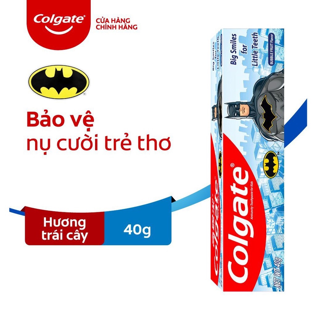 Mã COSCOL3 giảm 8% đơn 250K Kem đánh răng Colgate Batman 40g dành cho bé