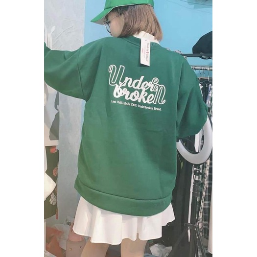 Áo Sweater Under Nam Nữ Tay Bồng Form Rộng Oversize sihoangngan