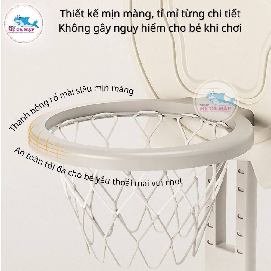 Đồ chơi bóng rổ PAKEY STAR cho bé đa chức năng, chơi Bóng đá Bóng rổ Golf sẵn 3 màu giúp phát triển chiều cao vượt bậc