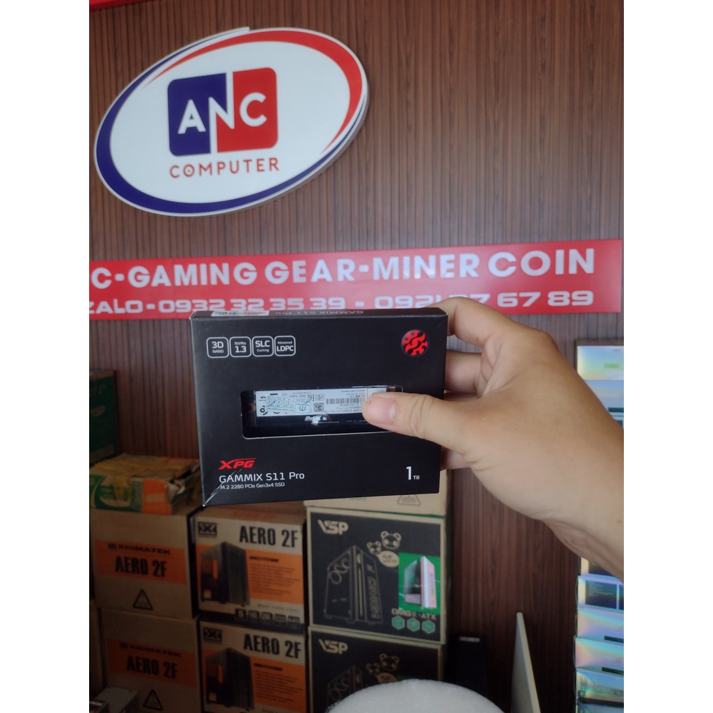 SSD Adata XPG Gammix S11 Pro  1TB M.2 NVMe PCIe Gen3x4 Chính Hãng Giá Tốt