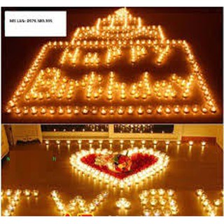 Nến tealight, nến thắp đèn xông tinh dầu, nên sinh nhật (hộp 50 viên) hàng chất lượng cao