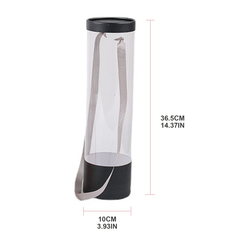 Hộp Đựng Hoa Hồng Bằng Nhựa PVC Trong Suốt Dùng Làm Quà Tặng