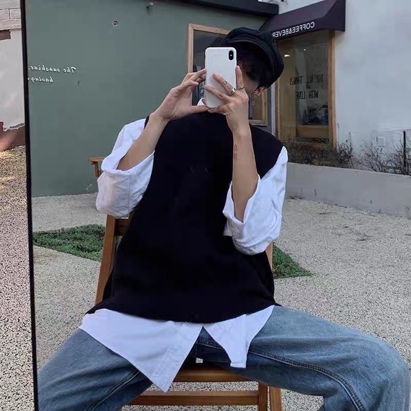 ÁO GILE ĐƠN GIẢN NAM NỮ, ÁO GILÊ XẺ TÀ BIGSIZE NAM NỮ