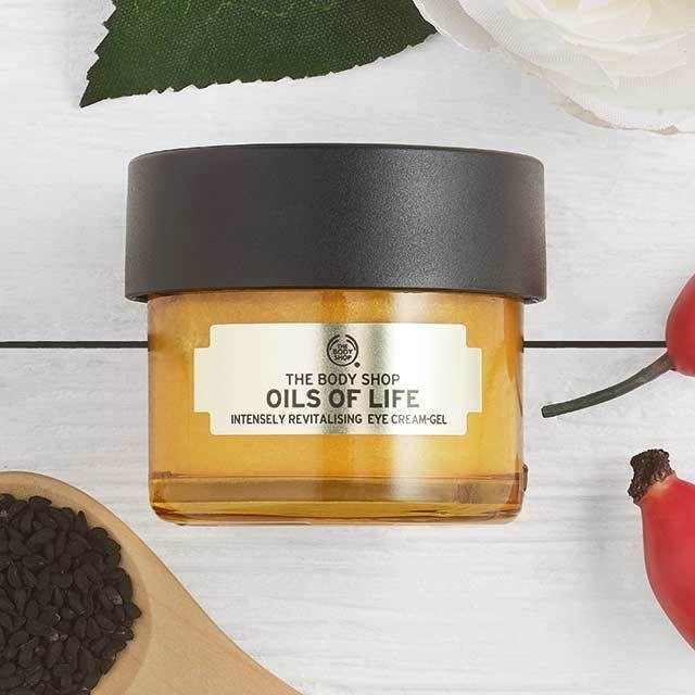 Kem gel dưỡng mắt The Body Shop Oils Of Life 20ml