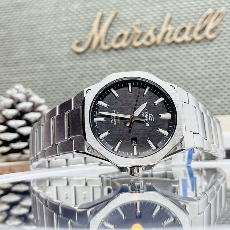 Đồng hồ casio nam efr-s108d-1 sapphire mặt bác giác new fullbox chính hãng