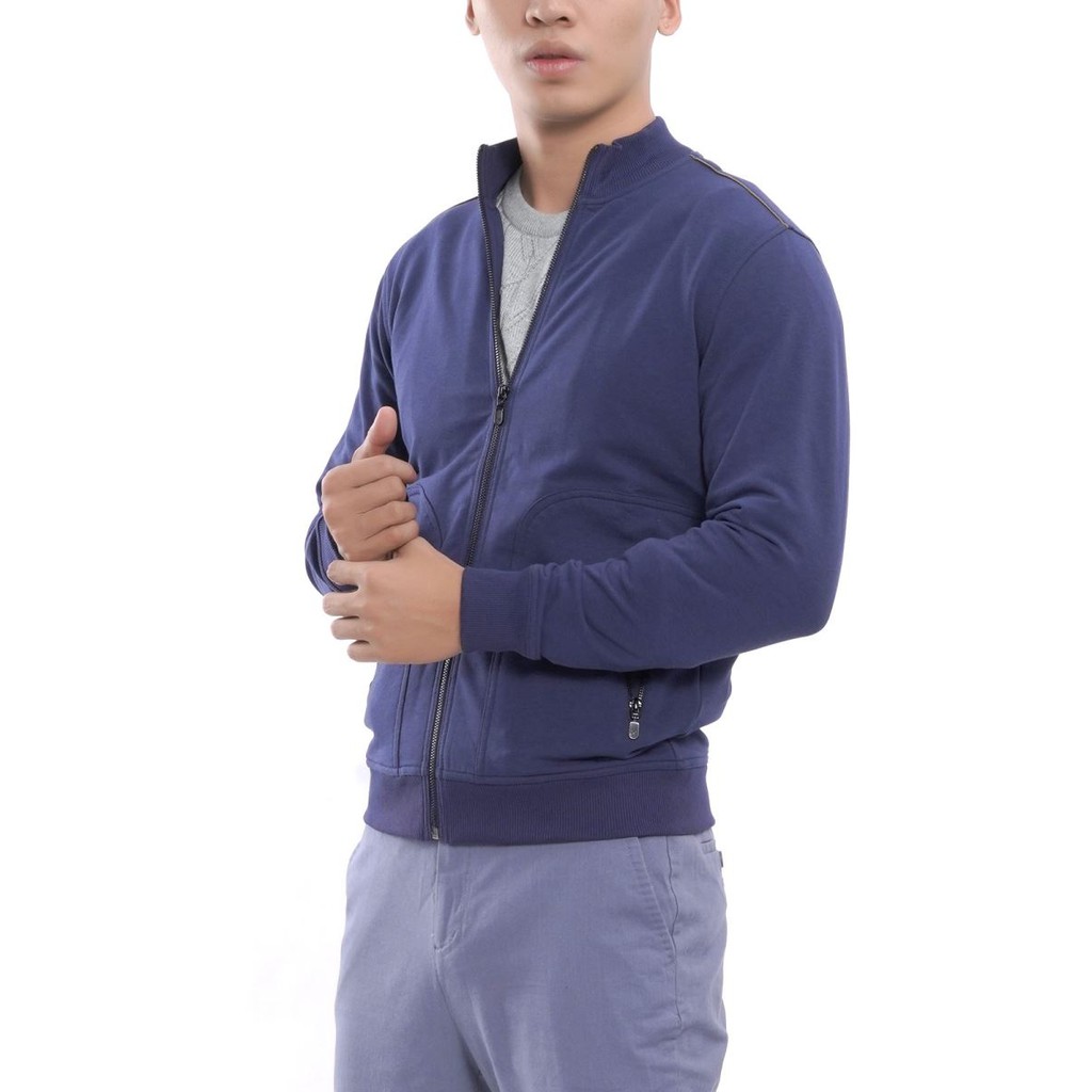 Áo khoác nỉ chống nắng Aristino màu xám (AJK034W7- AJK033W7) | BigBuy360 - bigbuy360.vn