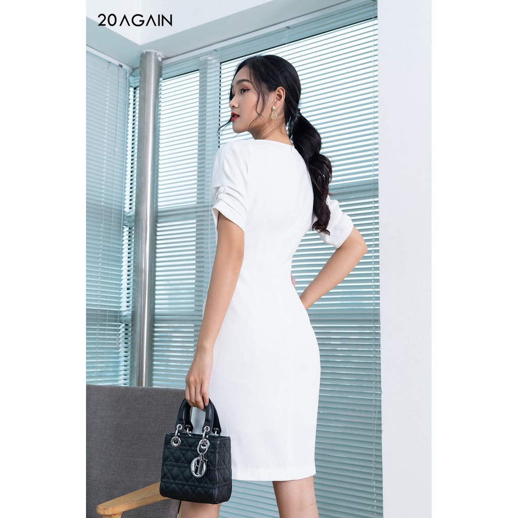 Đầm thiết kế Peplum 92WEAR dáng ôm body nhún eo DOA0981