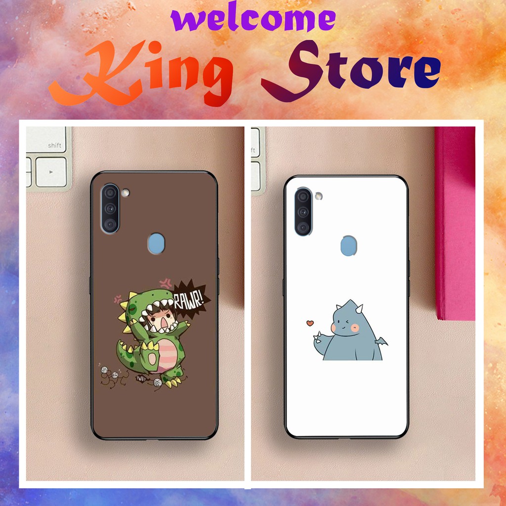 Ốp lưng Samsung M02/ M10/ M11 in hình CHú khủng long 2D siêu đẹp, độc, lạ_KINGSTORE.HN_Ốp SS M02/ M10/ M11
