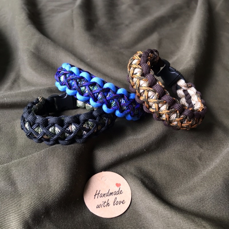 Vòng tay paracord chạy dây micro - Vòng tay sinh tồn - Vòng tay unisex