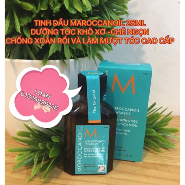 TINH DẦU DƯỠNG TÓC CAO CẤP MOROCCANOIL 25ML - PHỤC HỒI KHÔ XƠ CHẺ NGỌN - CHỐNG XOĂN RỐI VÀ LÀM MƯỢT TÓC