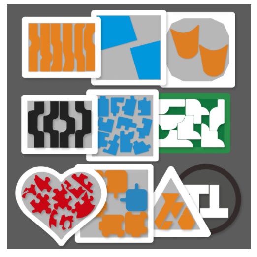 Đồ chơi trí tuệ_Thử thách_Packing&Trangram & Jigsaw Puzzle (Tổng hợp các mẫu lẻ)_Hack não