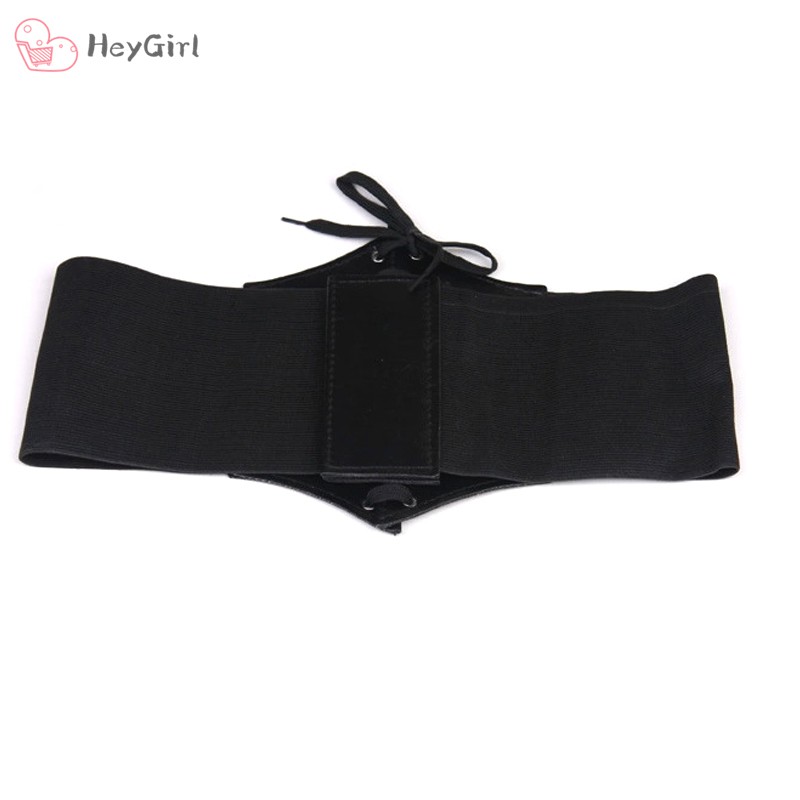 Thắt lưng corset da PU co giãn bản rộng tạo vòng eo thon gọn dành cho nữ | BigBuy360 - bigbuy360.vn