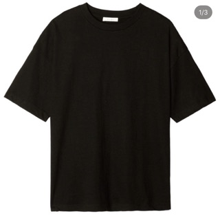 ÁO TEE OVERSIZE BASIC ĐEN UNISEX