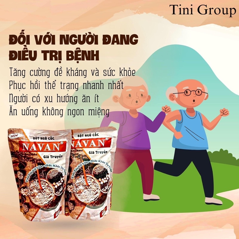 Ngũ cốc Navan 7 vị gia truyền - Lợi sữa cho mẹ, bé nhanh tăng cân