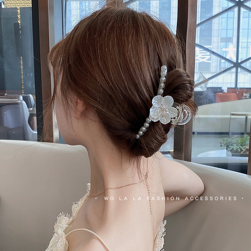 Kẹp Tóc Trong Suốt Cỡ Lớn Phong Cách Hàn Quốc Tinh Tế Thời Trang Cho Nữ