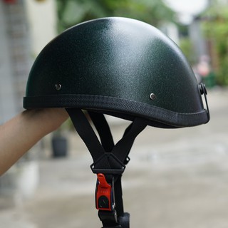 Mũ bảo hiểm nửa đầu thời trang - Màu ánh đá cao cấp một chút sắc xanh tinh tế DN000-40-01