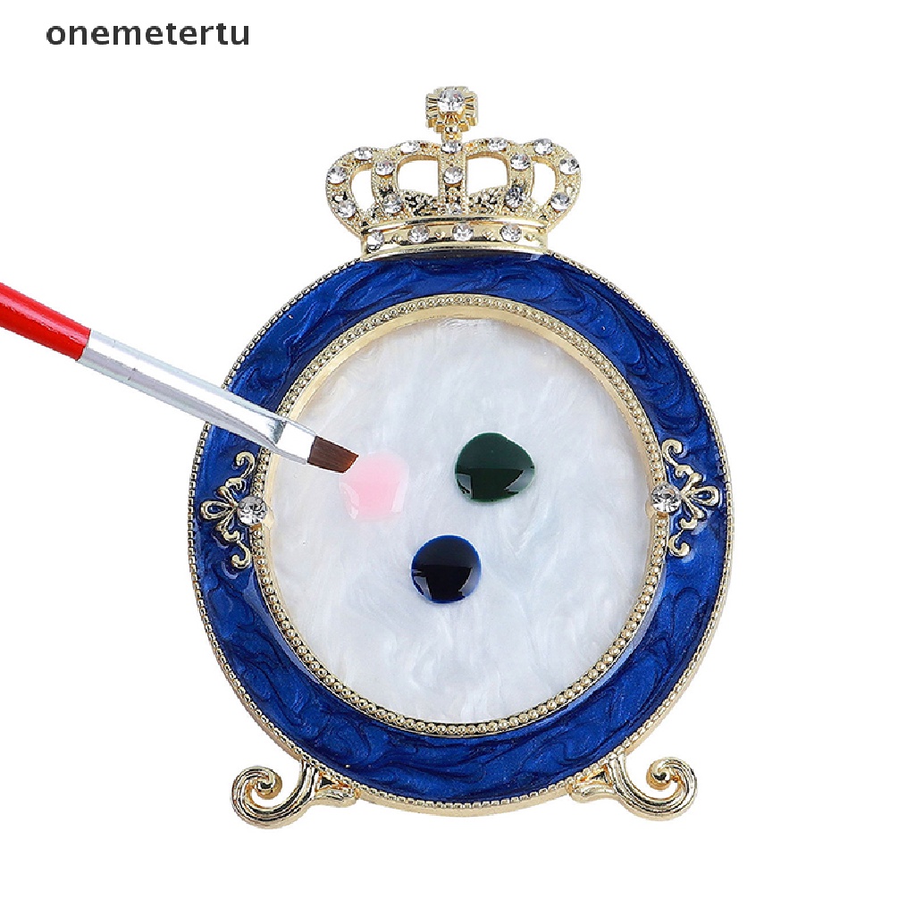 1 Khay Trưng Bày Móng Tay Giả Hình Vương Miện Đính Ngọc Trai