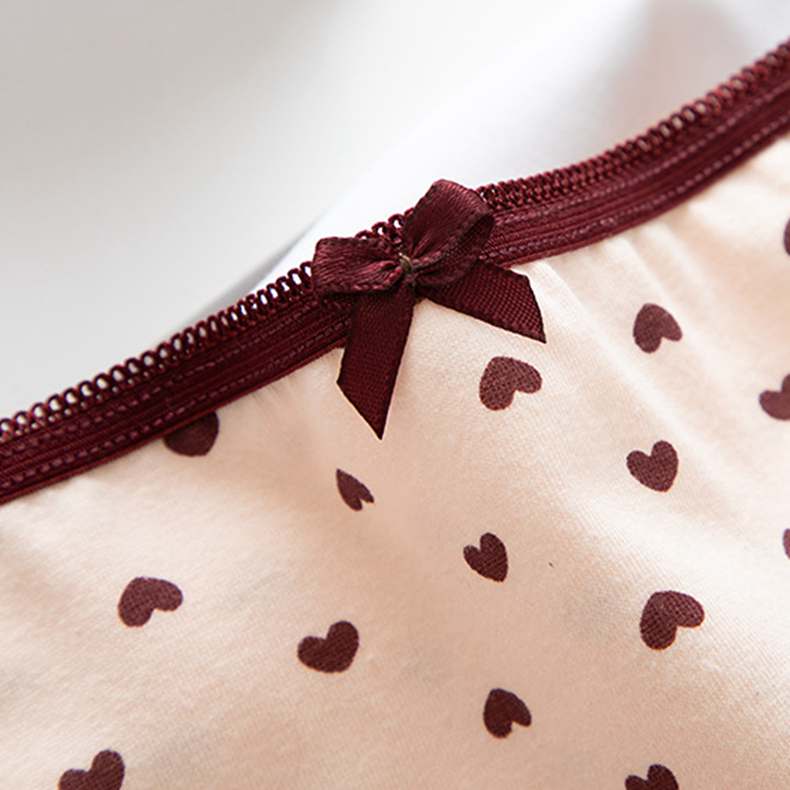 Quần Lót Cotton Lưng Vừa In Họa Tiết Dễ Thương Cho Nữ | BigBuy360 - bigbuy360.vn