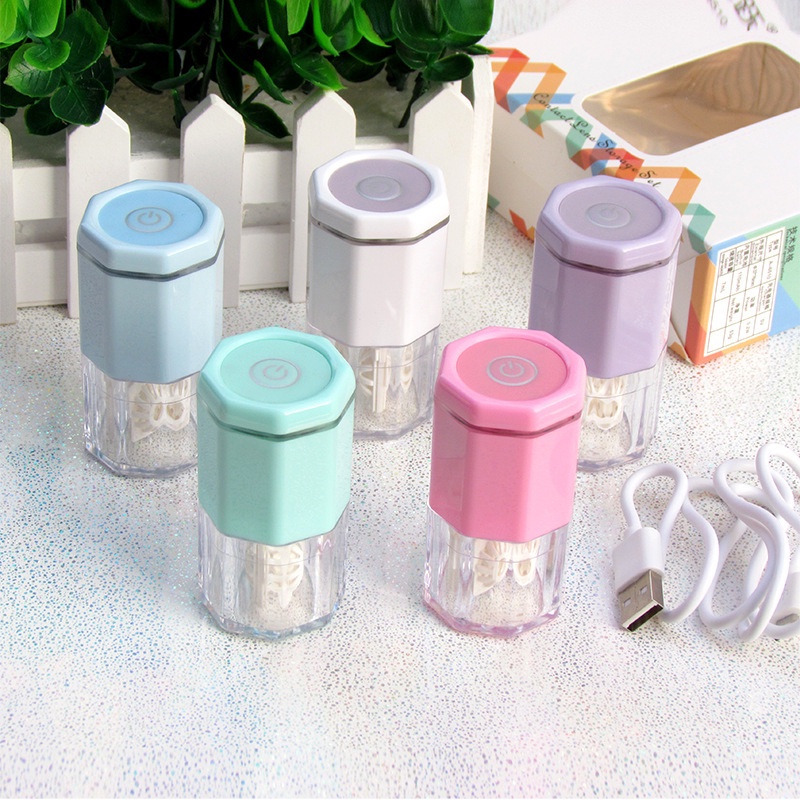 Máy Rung Làm Sạch Kính Áp Tròng Tự Động Sạc USB Nhanh Mang Đi Du Lịch Tiện Lợi