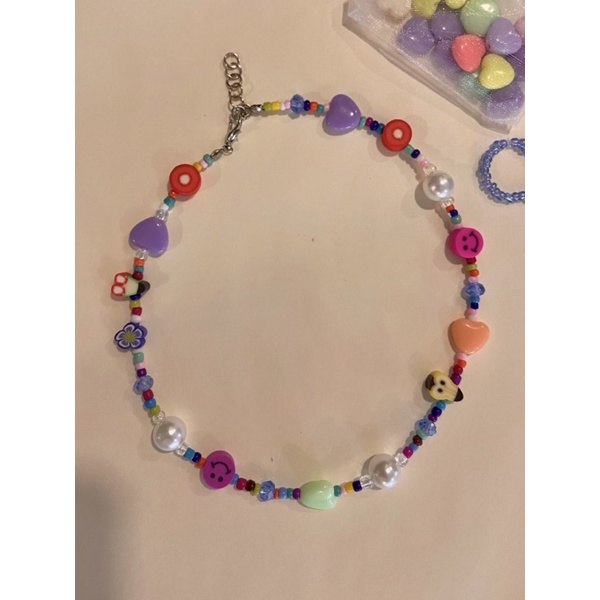 Dây chuyền charm nhiều màu