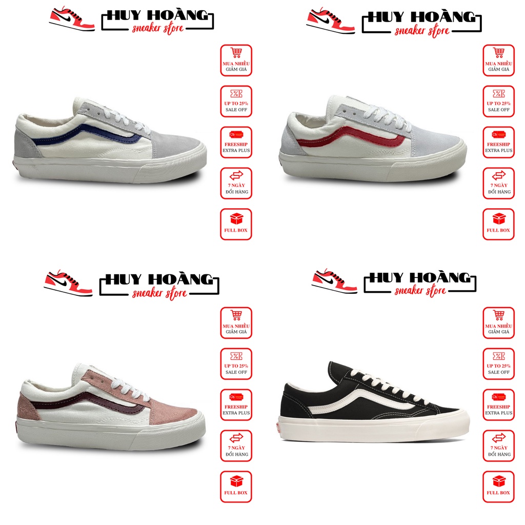 Giày 𝐕𝐀𝐍𝐒 Vault Old Skool - Giày Thể Thao Sneaker Nam Nữ 𝐕𝐀𝐍𝐒 Hàng 11 Chất Lượng Full Bill Box