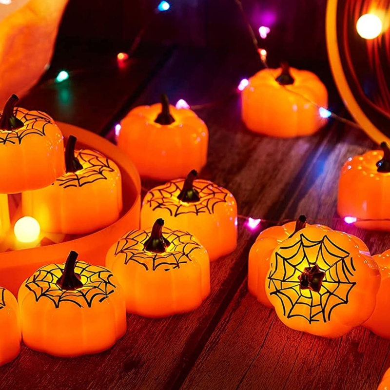 Bộ 3 Đèn LED Giả Nến Trang Trí Halloween
