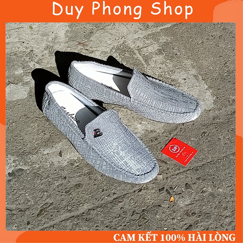 Giầy Lười Nam Chữ B Cổ Nhung Cao Cấp Mềm Mịn Mang Phong Cách Sang Trọng Lịch Sự