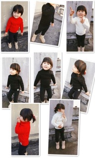 Áo len vặn thừng bé gái