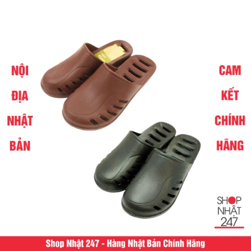 Dép sục nhựa siêu nhẹ nam nữ thoáng khí size L - Nội địa Nhật Bản