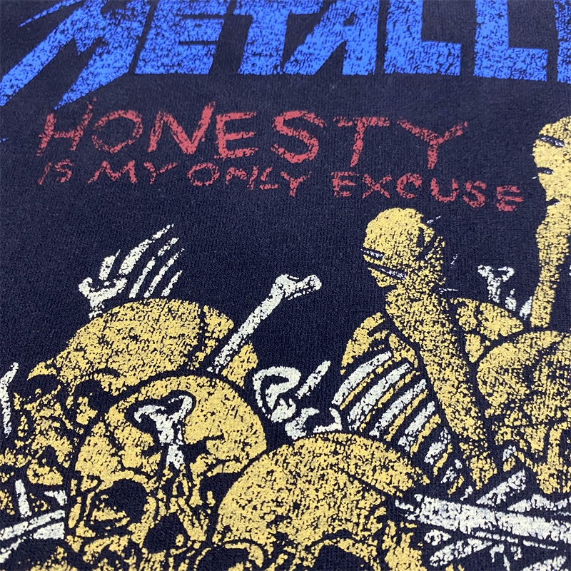 Áo Thun Tay Ngắn In Hình Đầu Lâu Cá Tính Chất Lượng Cao