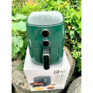nồi chiên không dầu camel loại 5l, 6l, 7l sẵn xanh và đen có kèm quà tặng, camel 6l