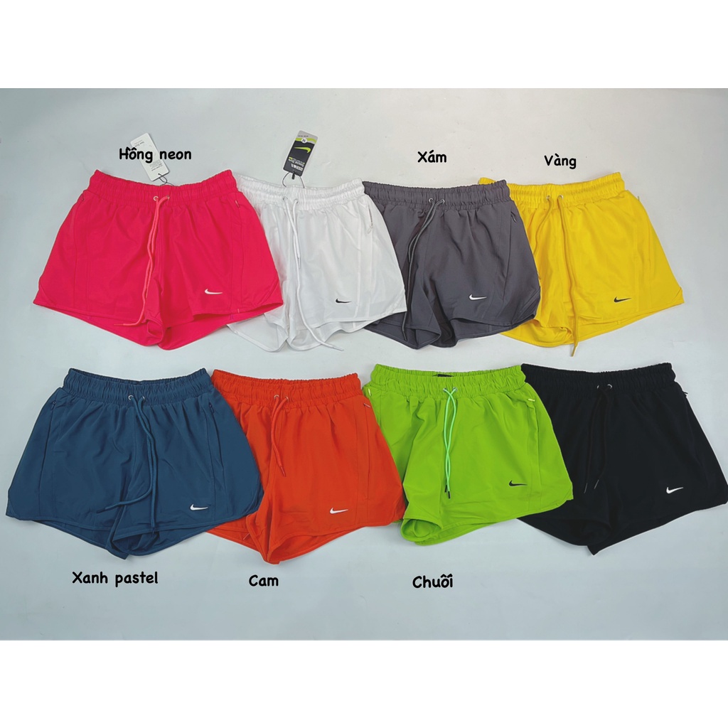 [Có Túi Kéo] Quần Đùi Boxer Thể Thao Nữ 2 Lớp Cực Xịn Xò