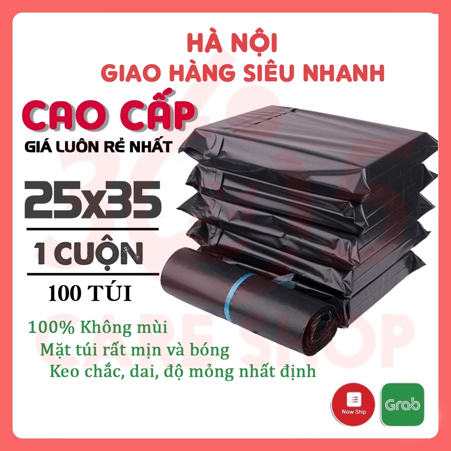 Túi Đóng Hàng, Túi Gói Hàng Niêm Phong CARESHOP365 tự dính Size 25x35cm  Đóng Gói Áo Khoác, Balo - CT26