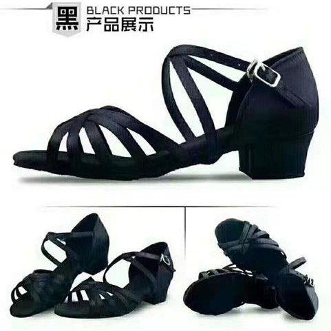 Giày Nhảy Latin Đế Mềm Cho Bé Gái