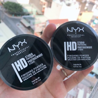 PHẤN PHỦ KHOÁNG KIỀM DẦU KHÔNG MÀU NYX HD STUDIO FINISHING POWDER