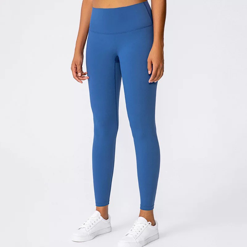 Quần legging thể thao HOPPE FUMENG lưng cao nhiều màu sắc tùy chọn thời trang trẻ trung
