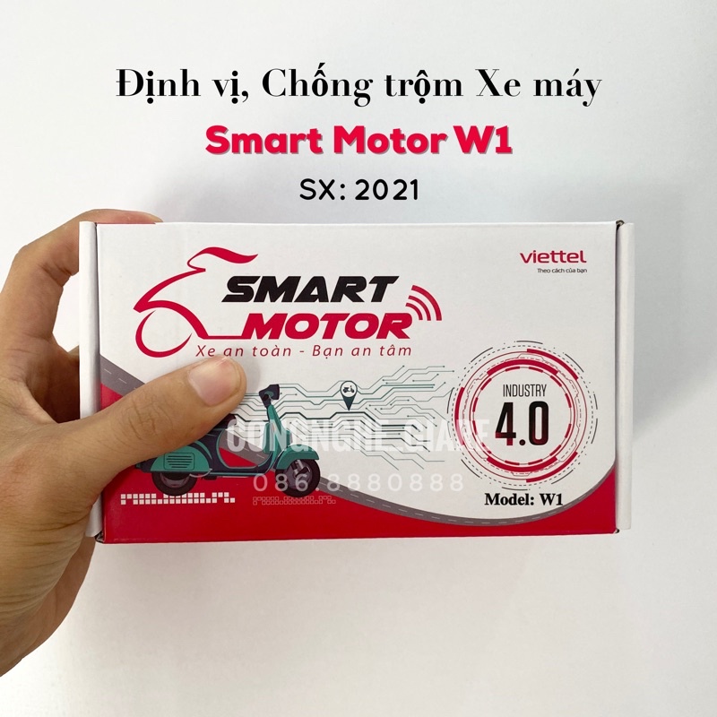 SMART MOTOR W1 VIETTEL - Định vị, chống trộm Xe máy Viettel - mới 100% Sản xuất 2021