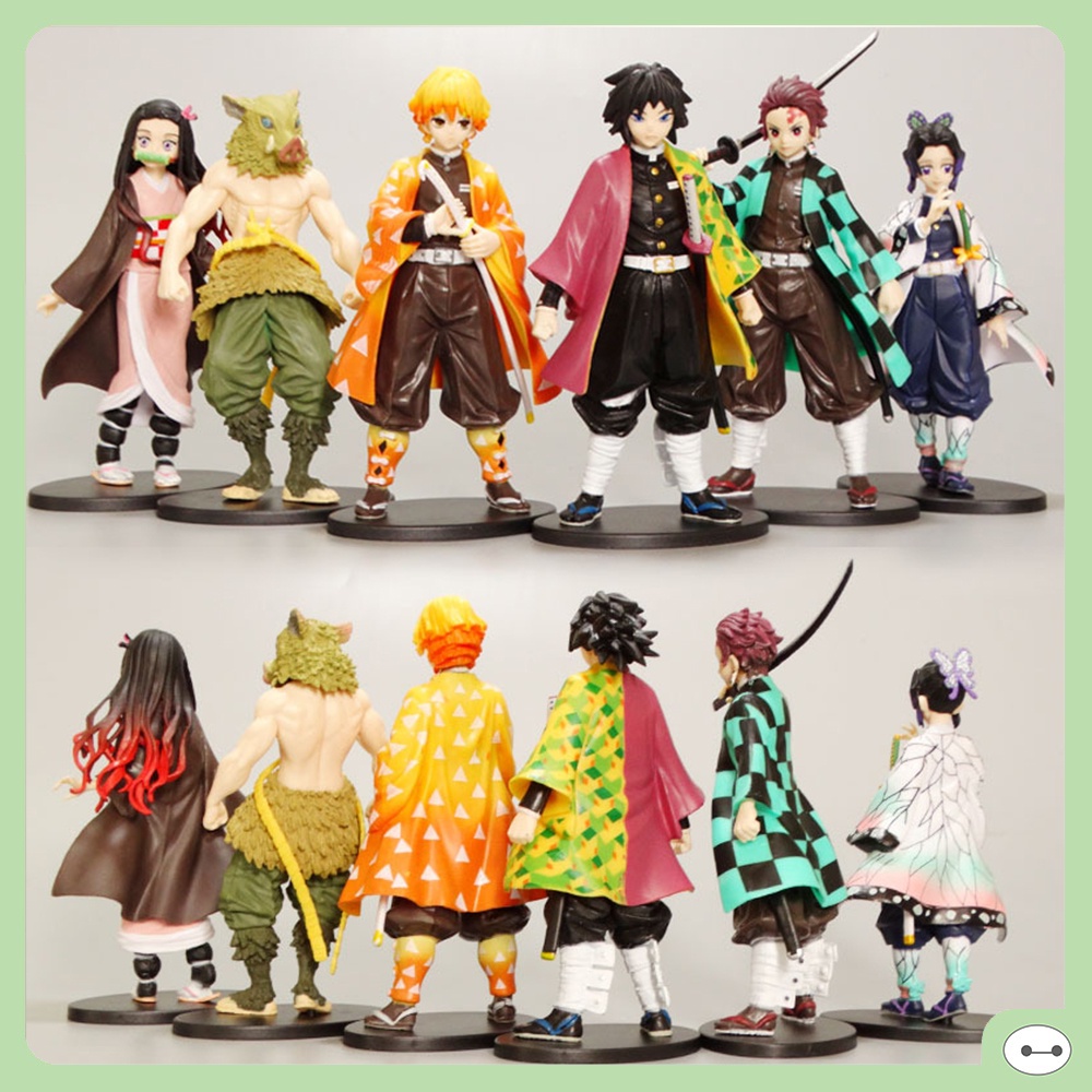 MÔ HÌNH DEMON SLAYER CÁC NHÂN VẬT CHÍNH CAO 14CM HÀNG LOẠI ĐẸP