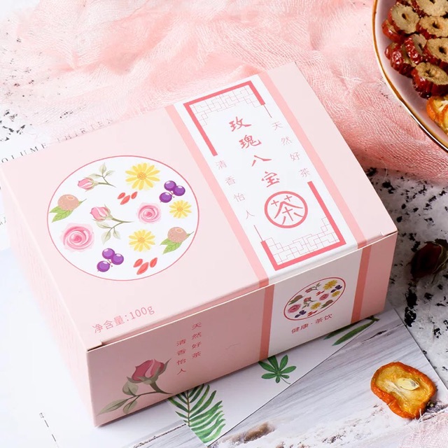 Trà hoa hồng bát bảo 10 gói 100gr | BigBuy360 - bigbuy360.vn