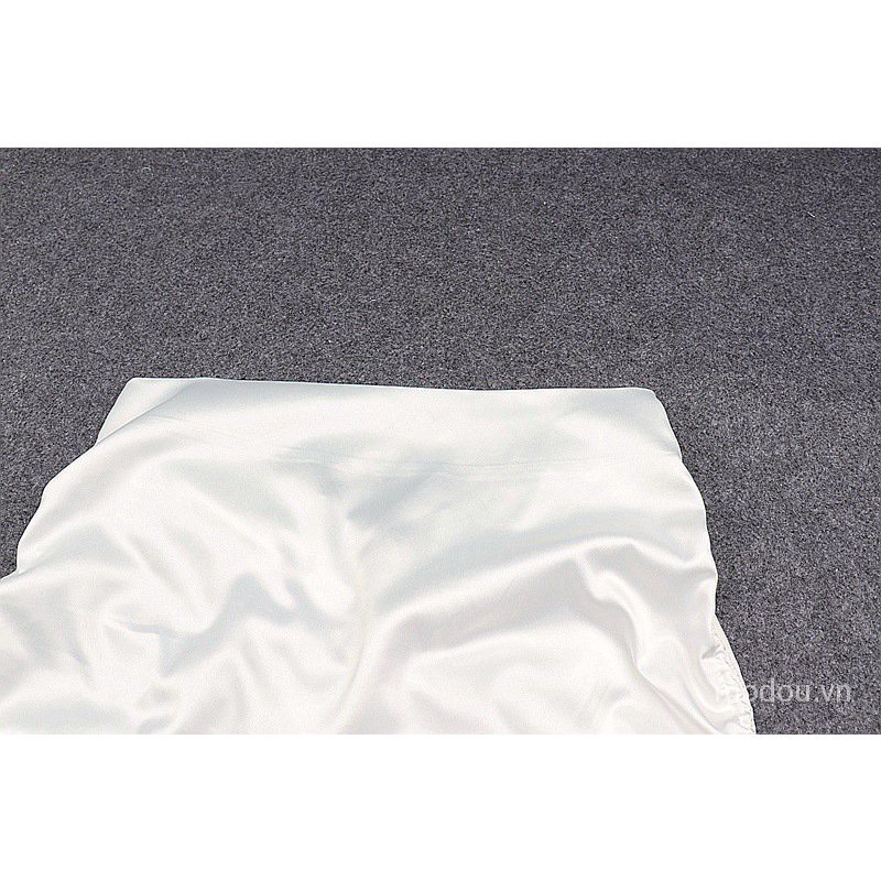 Chân váy midi vải satin kiểu xếp ly phối dây rút eo lệch tà cá tính dành cho nữ | BigBuy360 - bigbuy360.vn