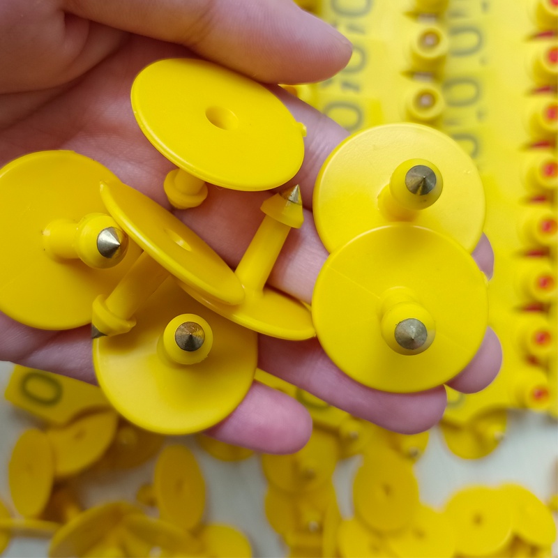 Thẻ Tai Heo, Sẵn Số 001-100 Thẻ Đeo Tai Bằng Nhựa Với Dễ Dàng Sử Dụng  Cho Gia Súc Lợn