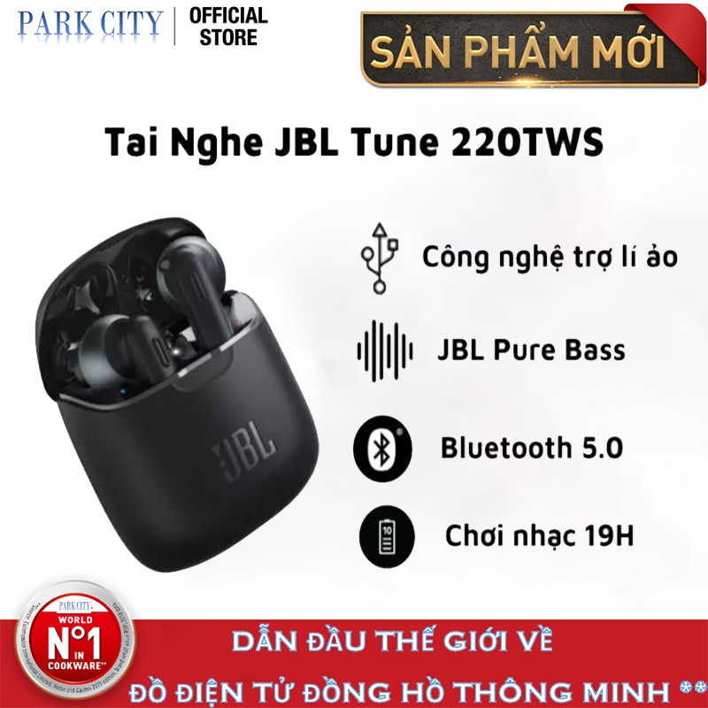 Tai Nghe Bluetooth Jbl Tune 220 Bản Quốc Tế Bass Treble Đỉnh Cao Chống Ồn Dùng Cho Ios Android.