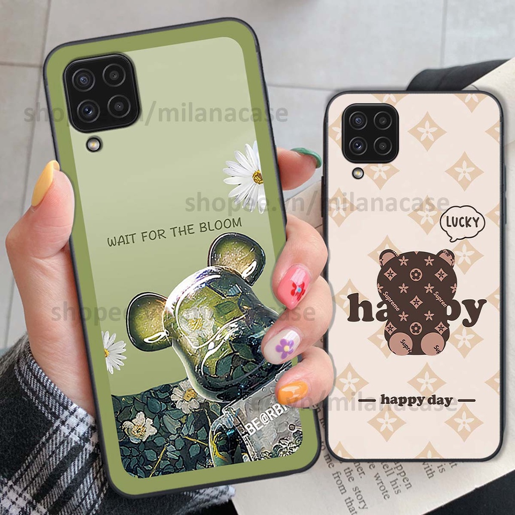 Ốp Samsung A22 4G / A22 5G gấu be@rBrick gấu Teddy Kaws siêu đẹp, phong cách, cá tính