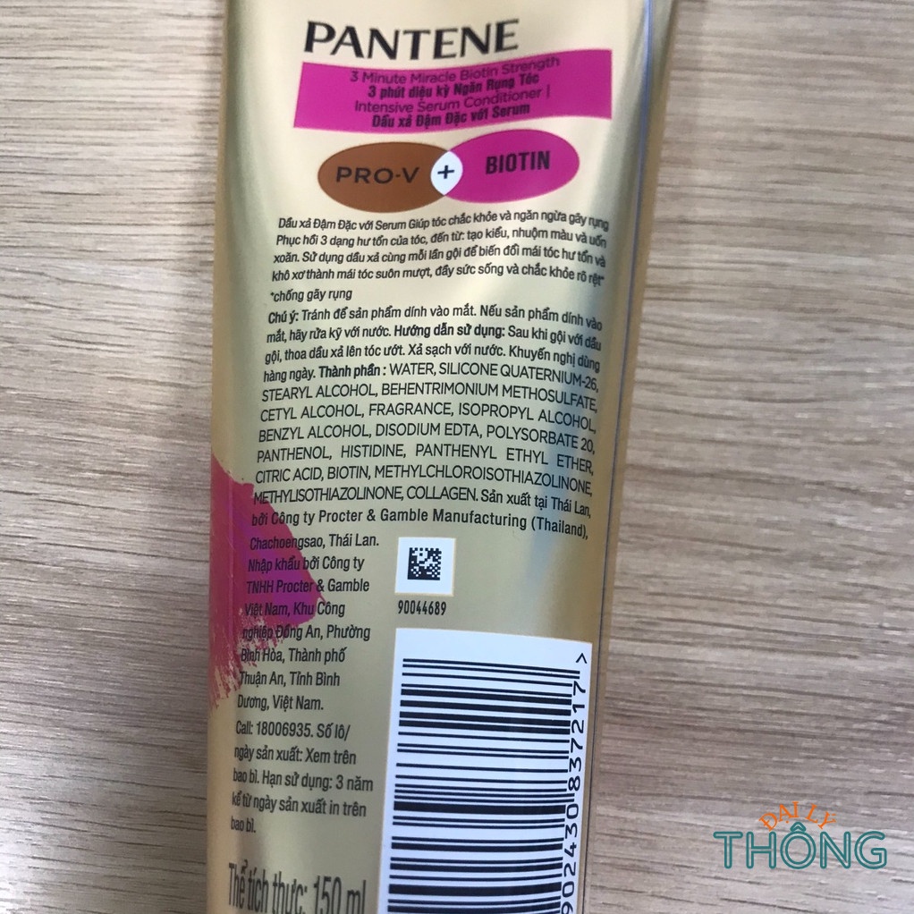 Kem xả Pantene 3 phút diệu kì 150ml / 300ml - Dầu xả tóc viền xanh lá, viền hồng