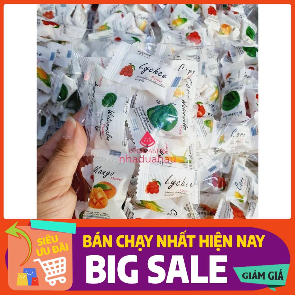 DAEL 1K DEAL 1K Bán lẻ deal 1k/ mẫu dùng thử 1 viên kẹo dẻo trái cây Thái Lan gồm 4 vị bắp/ dưa hấu/ vải/ xoài